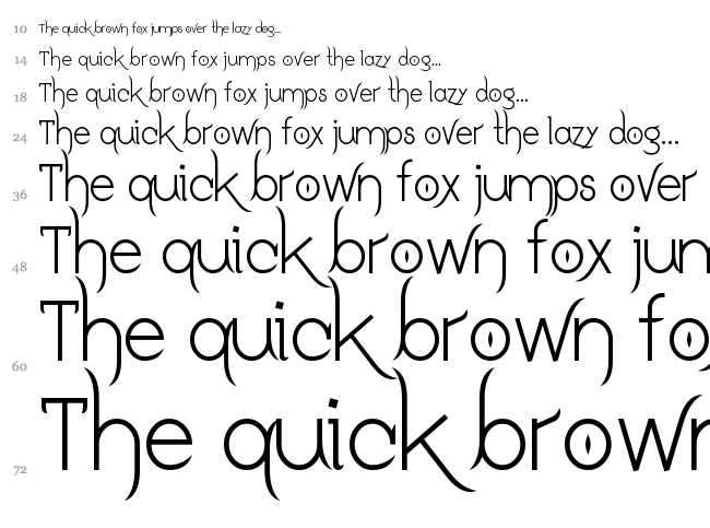 Drakoheart Leiend font waterfall